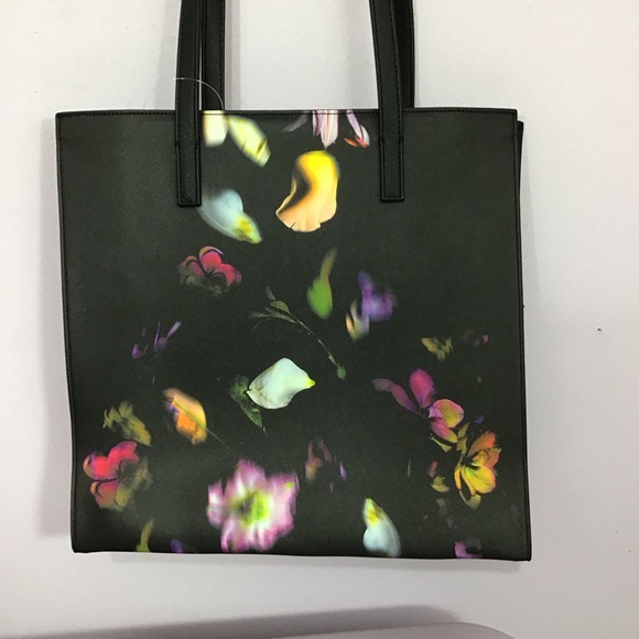 Ted Baker Seacon Faux Leather Floral Tote Bag - Picture 3 of 7